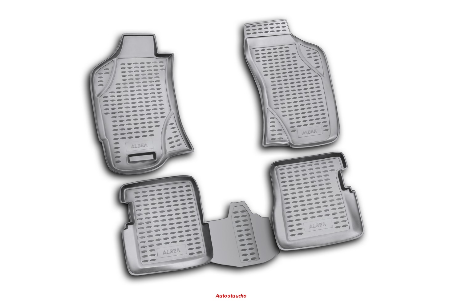 FIAT Albea 2002-2011 Sedaan salongimatid, mustad